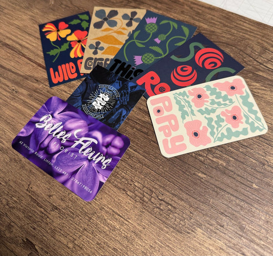 Single Sided Business Cards